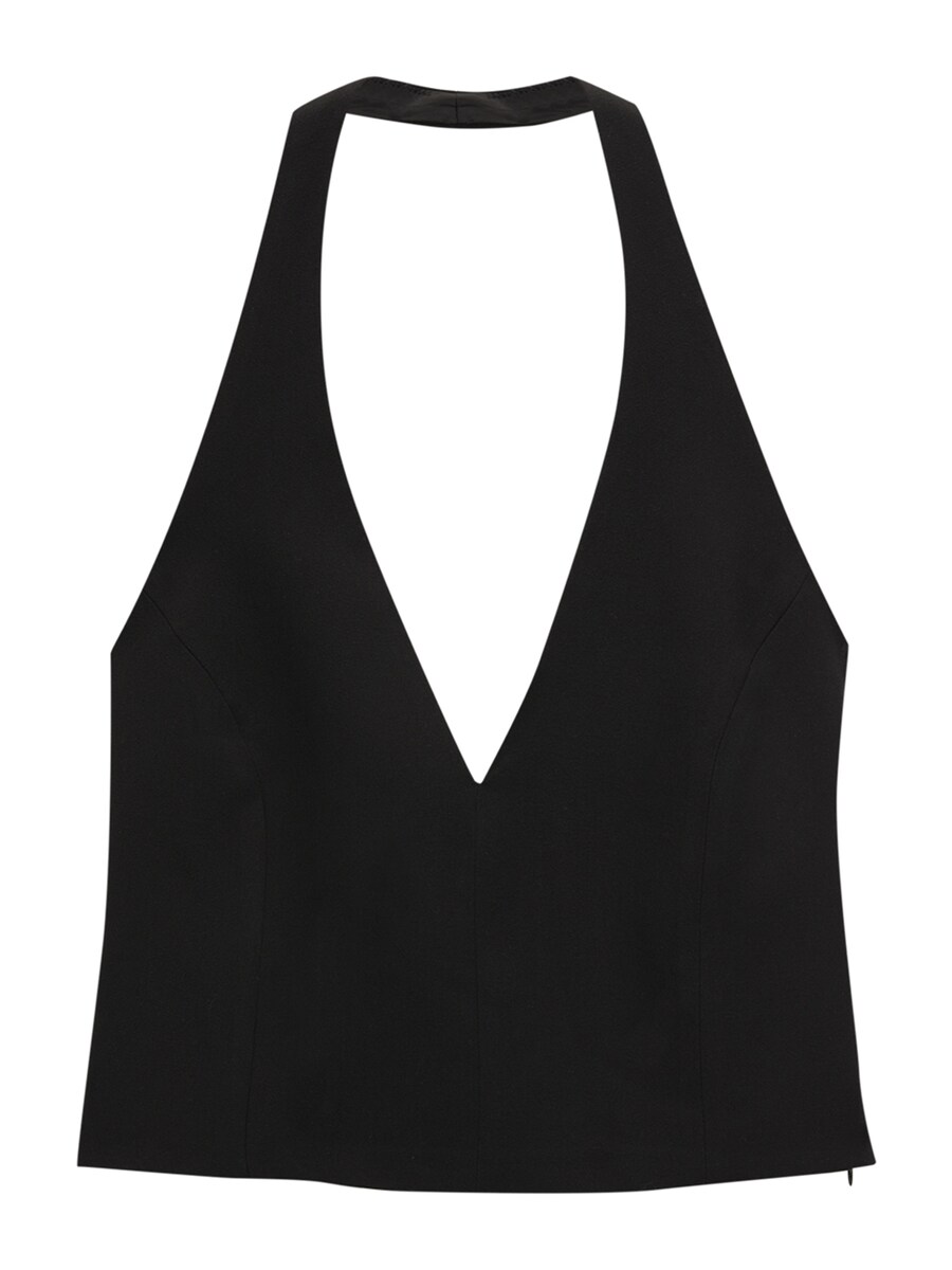 Топ Pull&Bear, черный
Топ Pull&Bear, черный