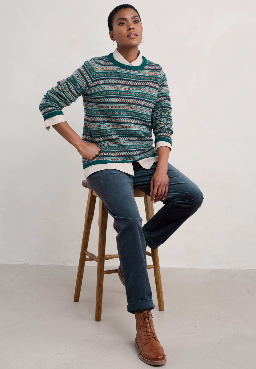 Джемпер PERCELLA COVE Seasalt Cornwall, синий 
Джемпер PERCELLA COVE Seasalt Cornwall, синий