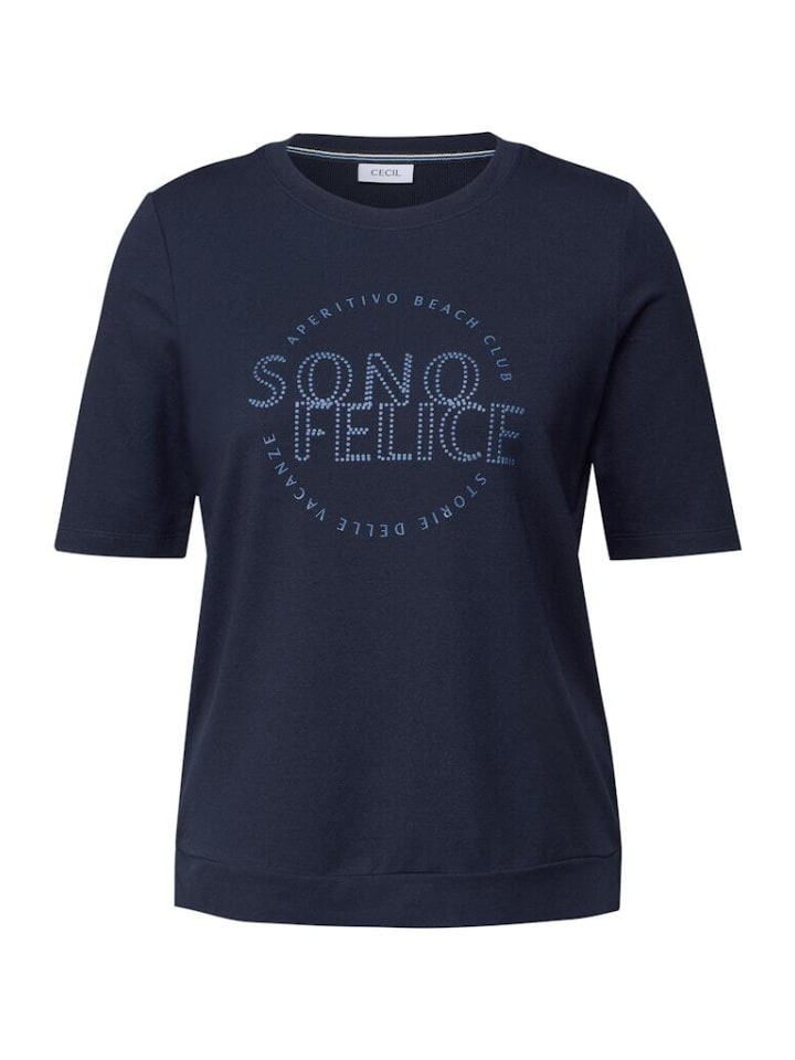 Футболка в городском темно-синем цвете Cecil
Футболка в городском темно-синем цвете Cecil