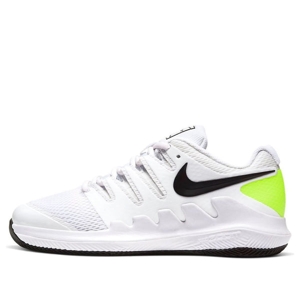 Кроссовки ourt jr. vapor x white/black/green Nike, черный 
Кроссовки ourt jr. vapor x white/black/green Nike, черный