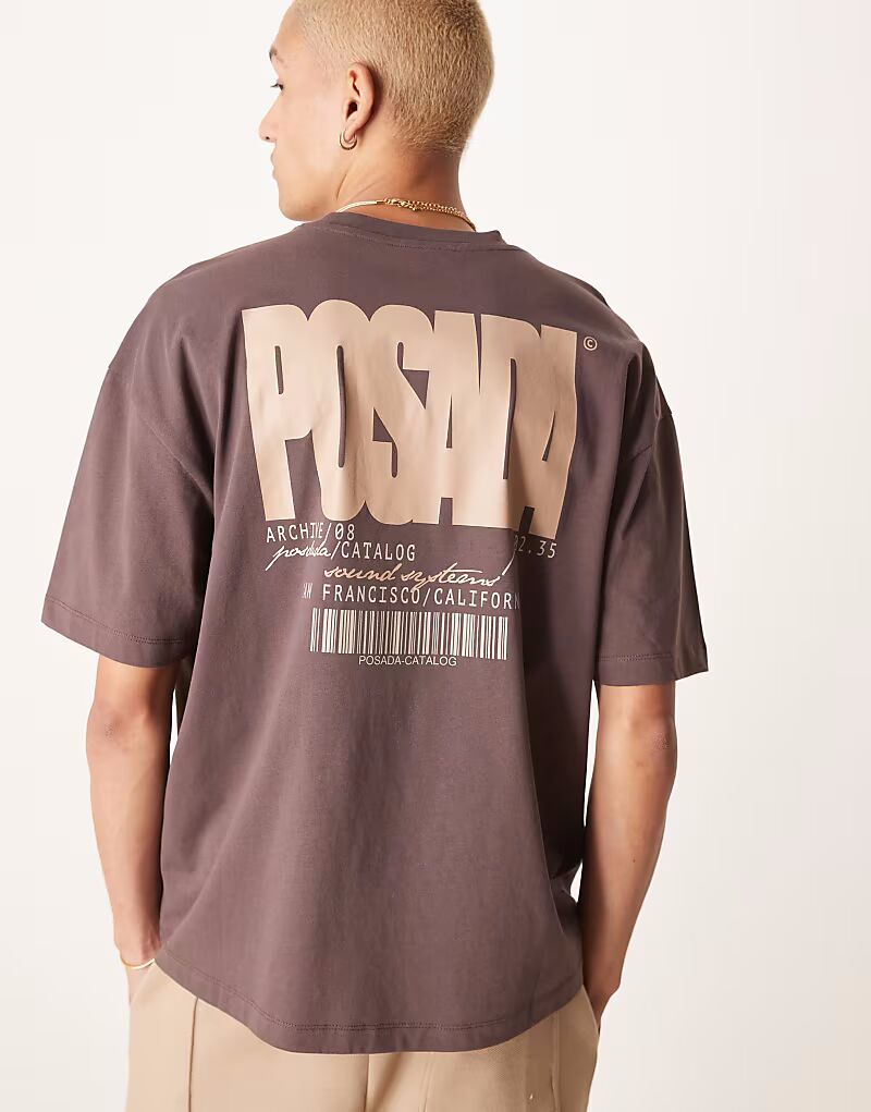 Футболка ASOS DESIGN оверсайз с коричневым принтом на спине
Футболка ASOS DESIGN оверсайз с коричневым принтом на спине