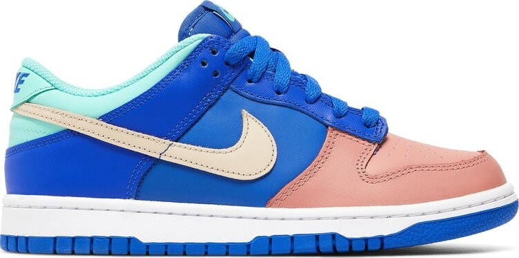 Кроссовки Dunk Low SE GS 'Salmon Toe', синий 
Кроссовки Dunk Low SE GS 'Salmon Toe', синий