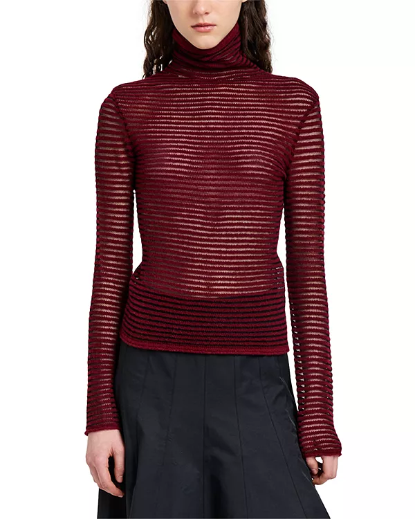 Свитер с высоким воротником в полоску Hailey Proenza Schouler White Label, бежевый
Свитер с высоким воротником в полоску Hailey Proenza Schouler White Label, бежевый