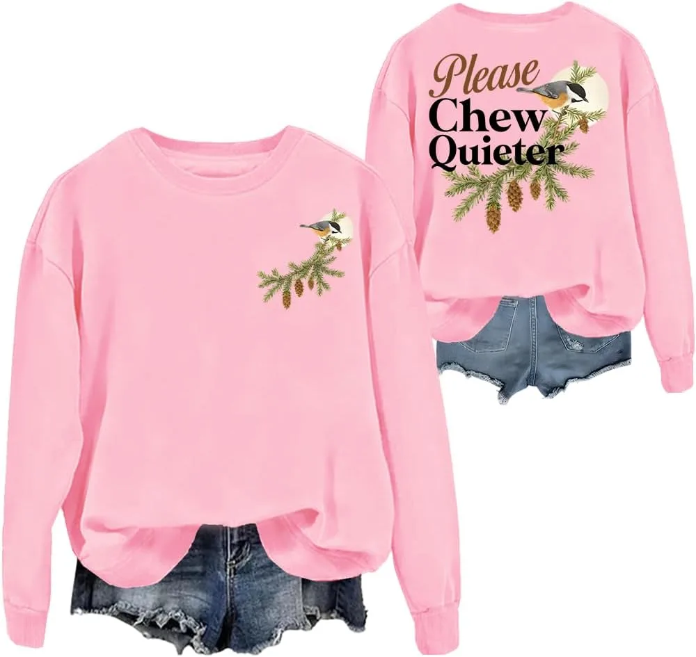 Толстовка Please Chew Quieter с принтом в винтажном стиле woati
Толстовка Please Chew Quieter с принтом в винтажном стиле woati