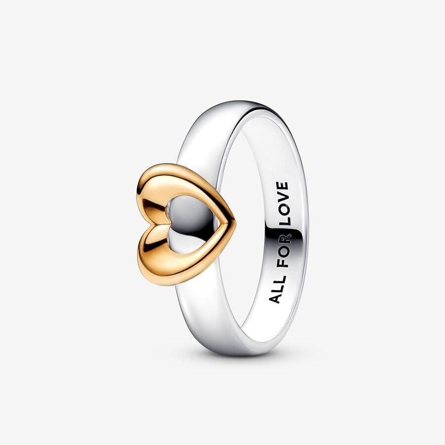 Кольцо Pandora Moments Radiant Two-tone Sliding Heart, серебро/золото
Кольцо Pandora Moments Radiant Two-tone Sliding Heart, серебро/золото