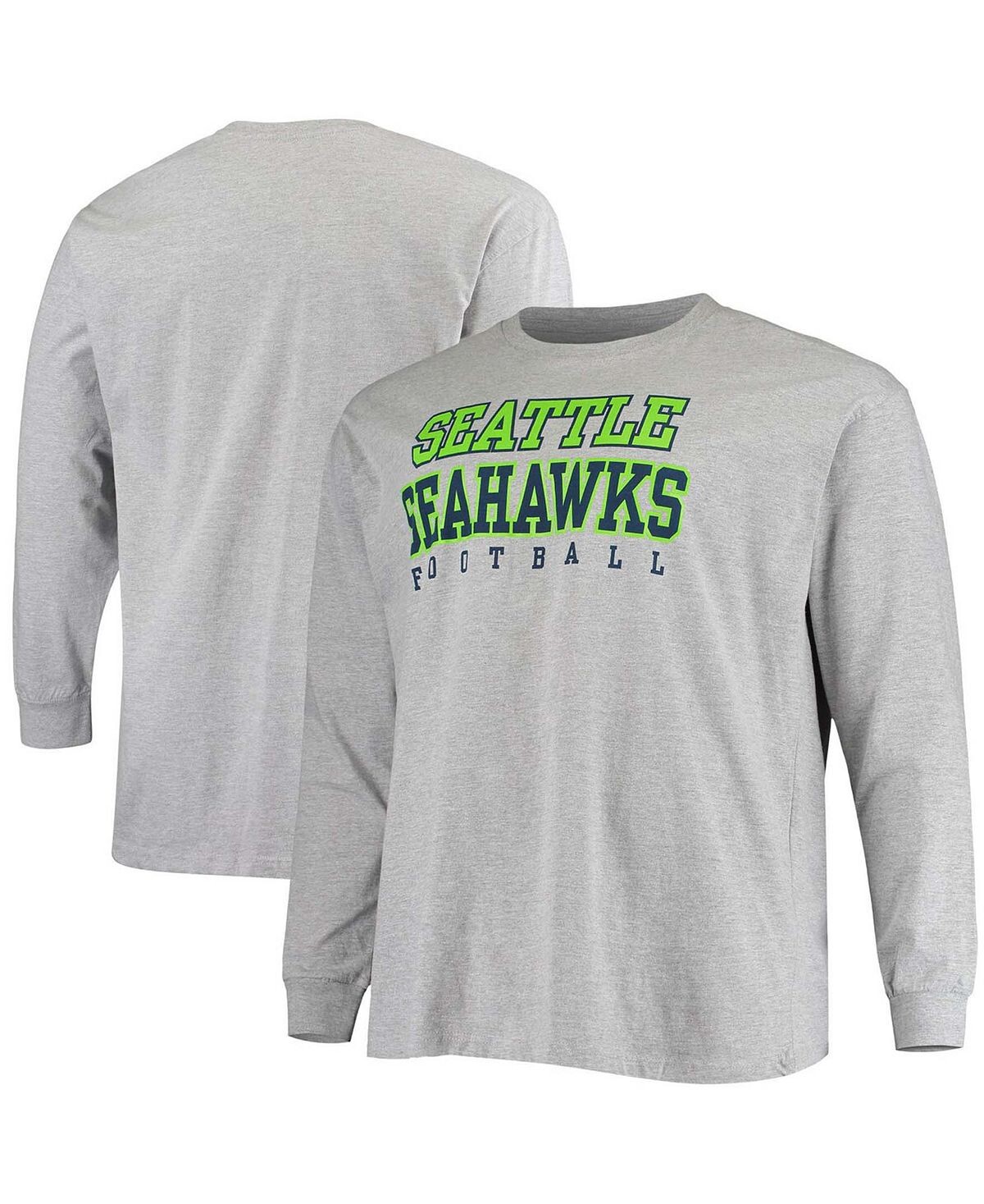 Мужская футболка с длинным рукавом seattle seahawks для больших и высоких меланжевых принтов Fanatics, мульти
Мужская футболка с длинным рукавом seattle seahawks для больших и высоких меланжевых принтов Fanatics, мульти