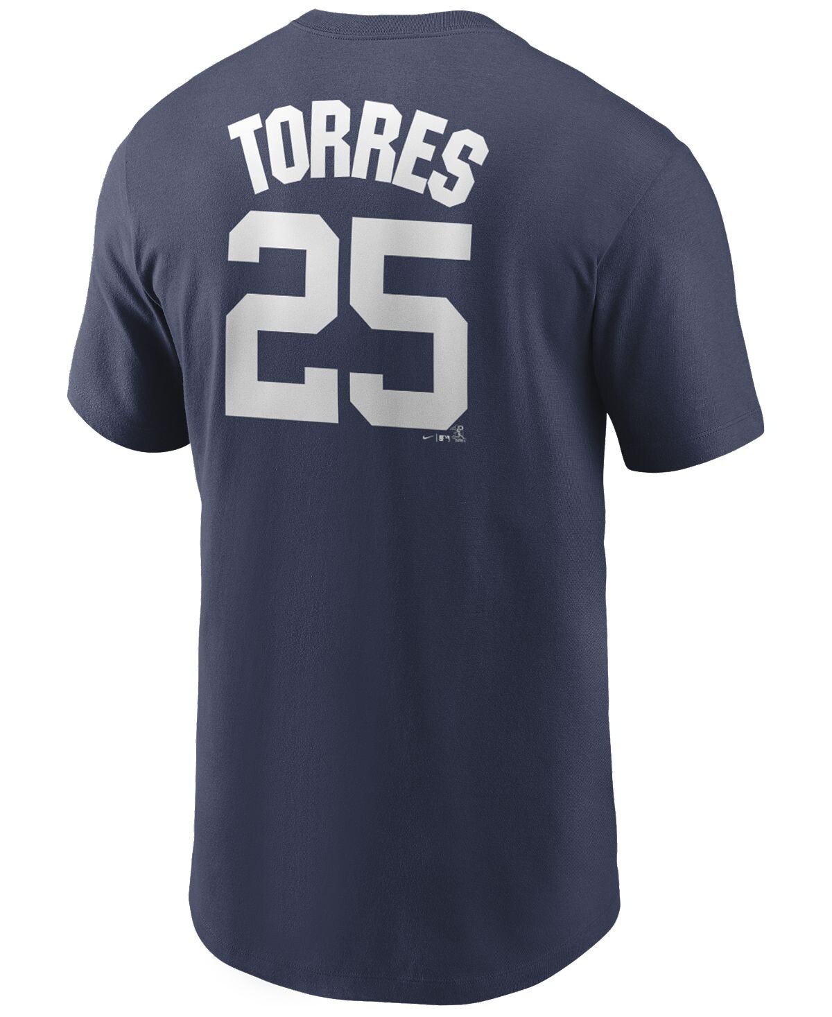 Мужская футболка gleyber torres new york yankees с именем и номером игрока Nike, синий
Мужская футболка gleyber torres new york yankees с именем и номером игрока Nike, синий