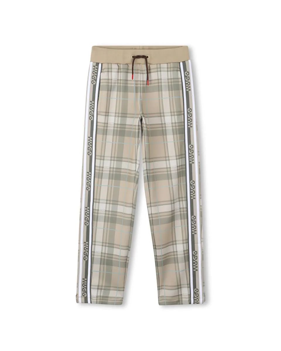 Детские спортивные брюки натурального цвета с полосками Hugo
Детские спортивные брюки натурального цвета с полосками Hugo