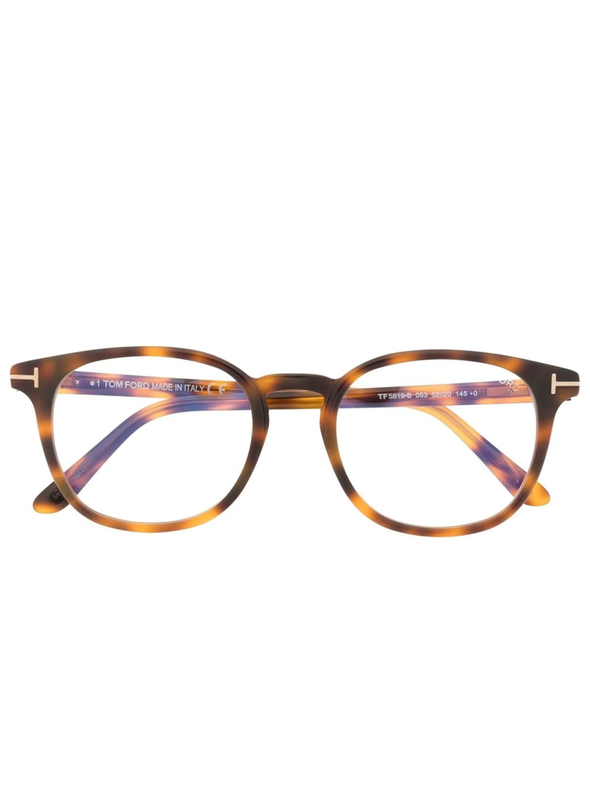 Очки в круглой оправе черепаховой расцветки Tom Ford Eyewear, коричневый
Очки в круглой оправе черепаховой расцветки Tom Ford Eyewear, коричневый