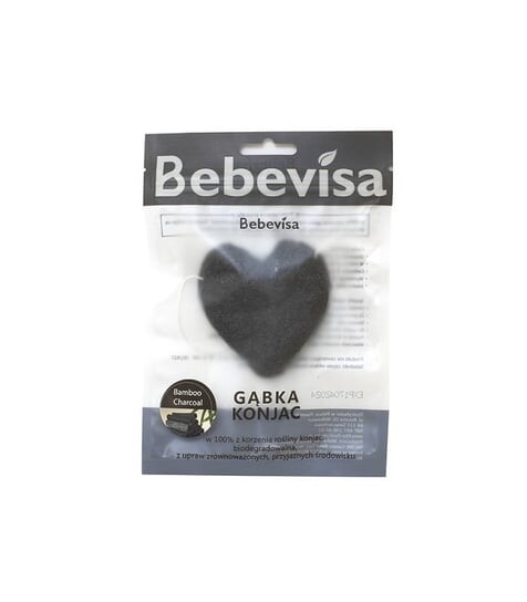 Конжаковая губка для лица с добавлением бамбукового угля. Bebevisa
Конжаковая губка для лица с добавлением бамбукового угля. Bebevisa
