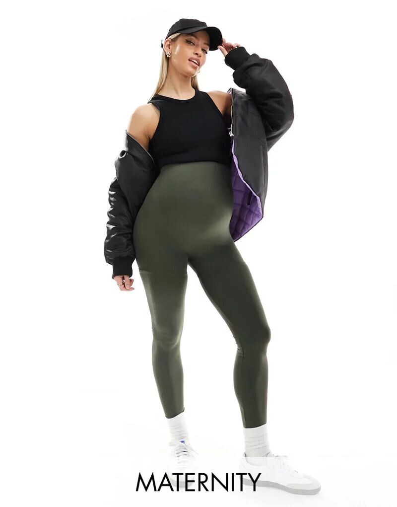 Ярко-зеленые бесшовные леггинсы для беременных Mamalicious Maternity Mama.licious
Ярко-зеленые бесшовные леггинсы для беременных Mamalicious Maternity Mama.licious