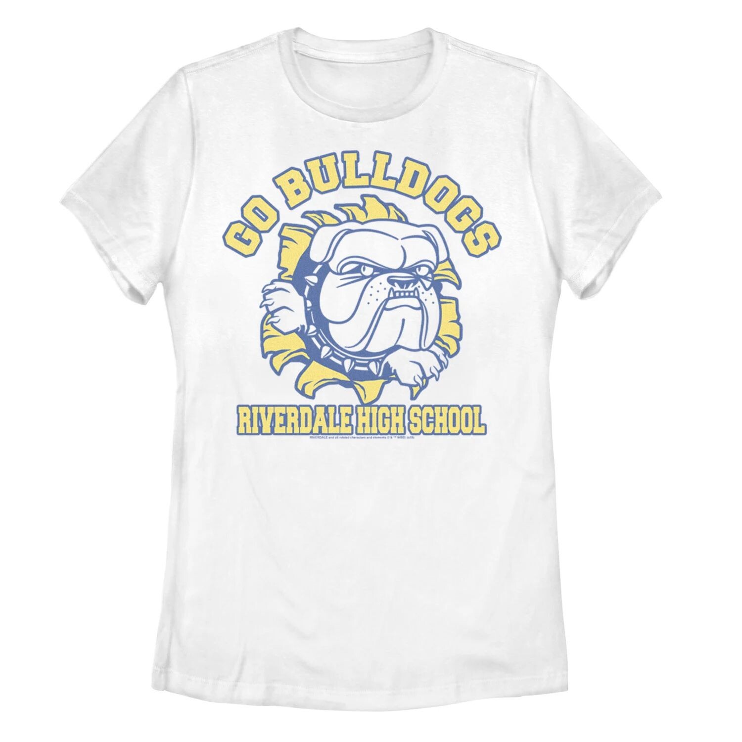 Футболка с изображением бульдогов средней школы Riverdale для юниоров Licensed Character
Футболка с изображением бульдогов средней школы Riverdale для юниоров Licensed Character