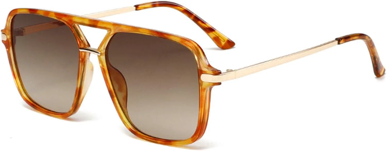 Солнцезащитные очки Willochra Retro Oversized Square для женщин и мужчин, модные винтажные очки-пилот с градиентным переходом цвета, защита от ультрафиолета UV400, C4
Солнцезащитные очки Willochra Retro Oversized Square для женщин и мужчин, модные винтажные очки-пилот с градиентным переходом цвета, защита от ультрафиолета UV400, C4