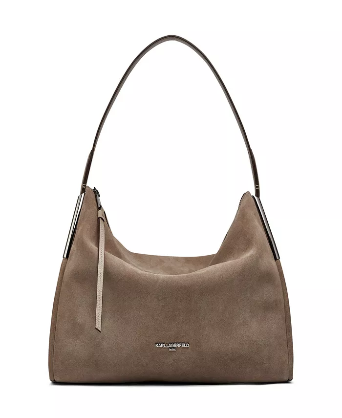 Валери замшевая сумка-хобо KARL LAGERFELD PARIS, коричневый
Валери замшевая сумка-хобо KARL LAGERFELD PARIS, коричневый