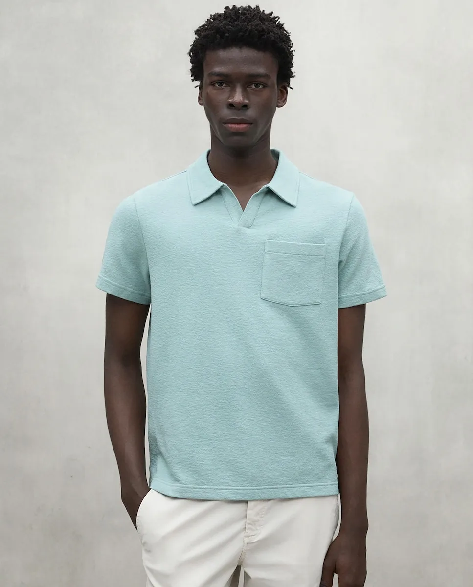 Мужская рубашка поло с коротким рукавом и передним карманом Ecoalf, зеленый
Мужская рубашка поло с коротким рукавом и передним карманом Ecoalf, зеленый