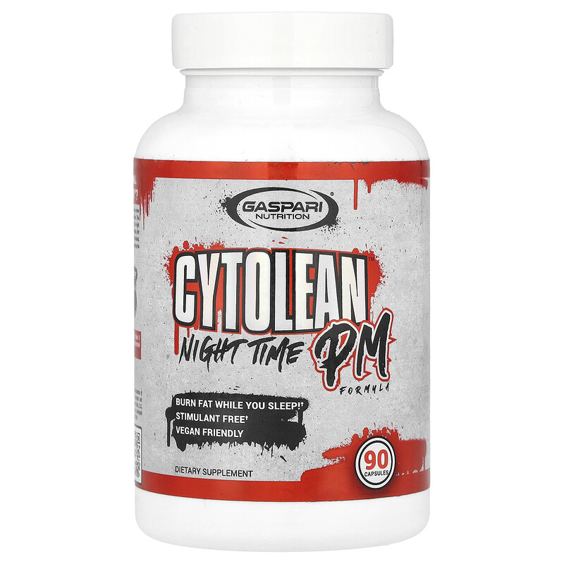 Gaspari Nutrition, Cytolean Night Time PM Formula, 90 капсул
Gaspari Nutrition, Cytolean Night Time PM Formula, 90 капсул