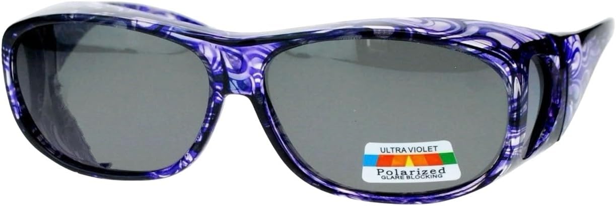 Солнцезащитные очки с поляризованными линзами, надеваемые поверх обычных очков, обеспечивают 100% защиту от УФ-излучения. В комплекте 1 жесткий футляр с цветочным рисунком Generic, Purple
Солнцезащитные очки с поляризованными линзами, надеваемые поверх обычных очков, обеспечивают 100% защиту от УФ-излучения. В комплекте 1 жесткий футляр с цветочным рисунком Generic, Purple