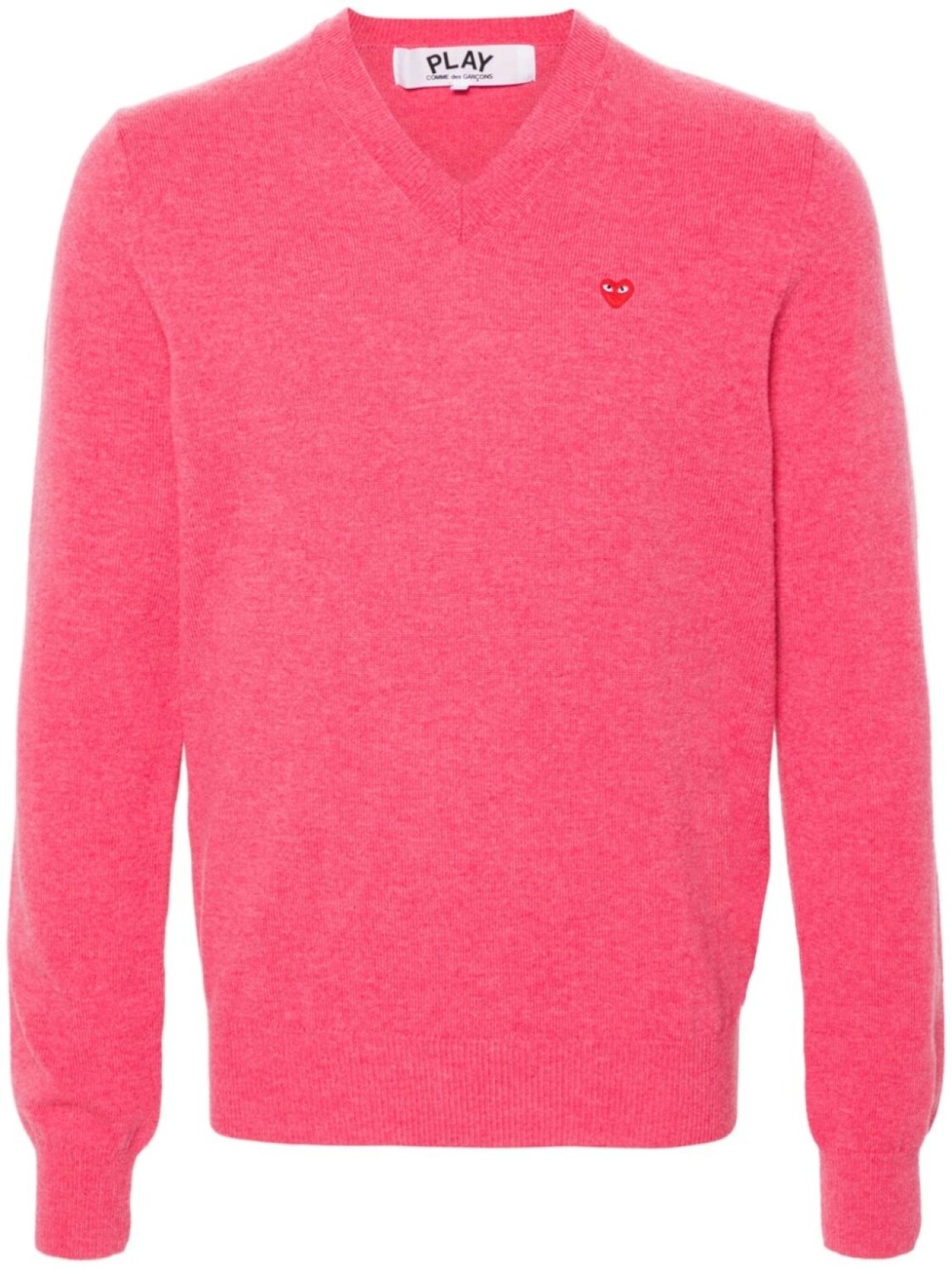 Шерстяной джемпер с нашивкой Comme Des Garçons Play, розовый
Шерстяной джемпер с нашивкой Comme Des Garçons Play, розовый