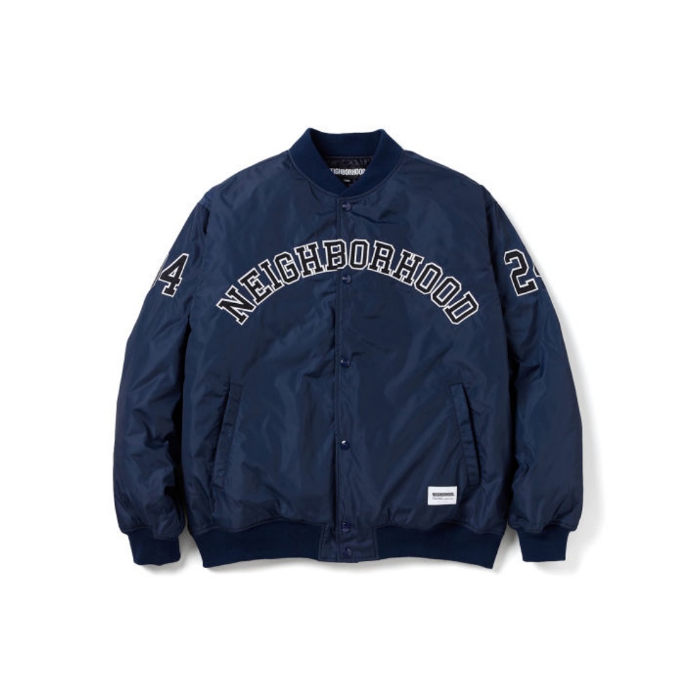 Бомбер в стиле varsity NEIGHBORHOOD, синий
Бомбер в стиле varsity NEIGHBORHOOD, синий