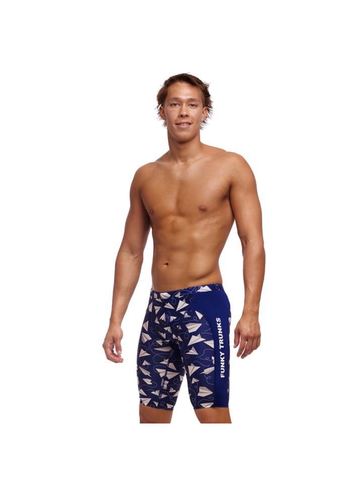 Плавки-шорты Paper Plain Jammer синего цвета Funky Trunks
Плавки-шорты Paper Plain Jammer синего цвета Funky Trunks