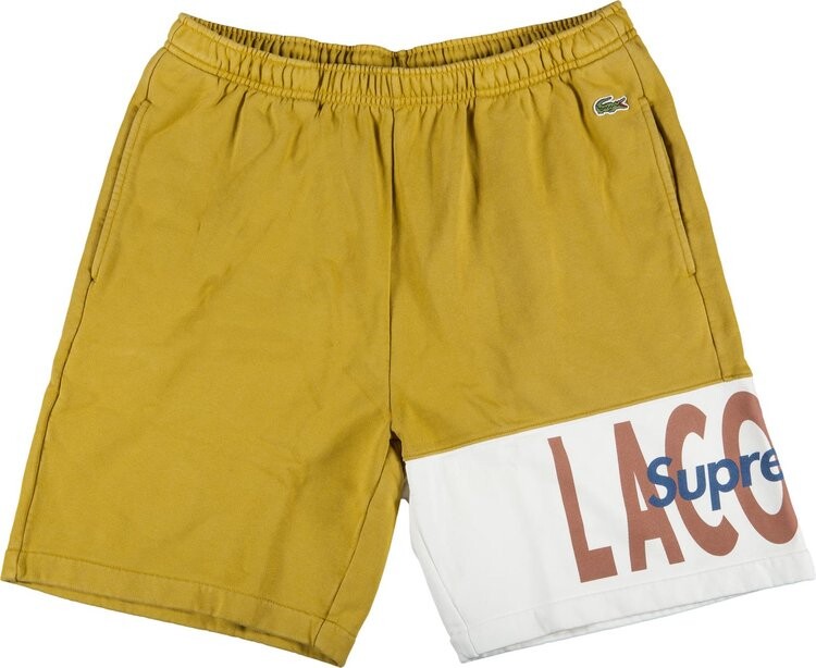 Спортивные шорты Supreme x Lacoste Logo Panel Sweatshort 'Gold', золотой
Спортивные шорты Supreme x Lacoste Logo Panel Sweatshort 'Gold', золотой