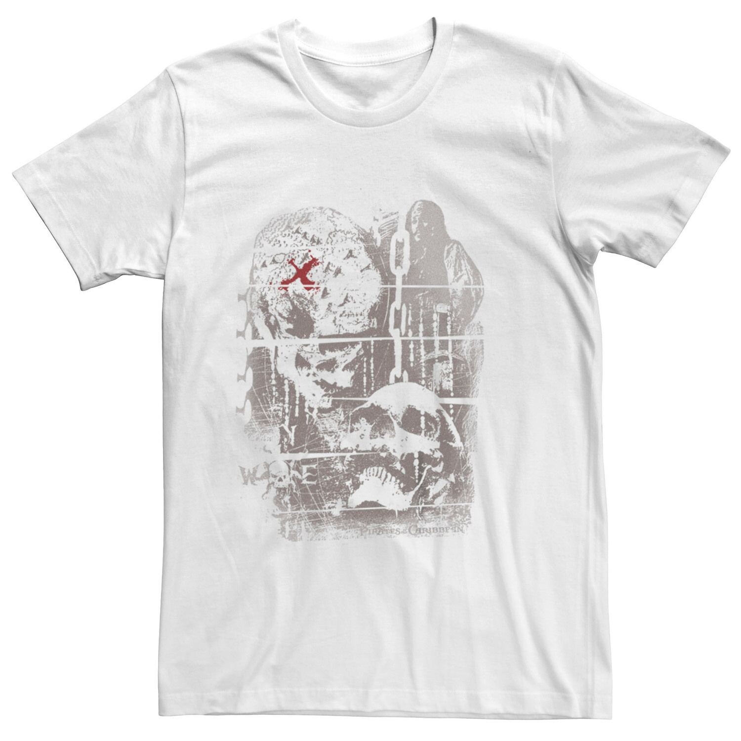 Мужская футболка Disney's Pirates Of The Caribbean Skull с маркировкой X Licensed Character
Мужская футболка Disney's Pirates Of The Caribbean Skull с маркировкой X Licensed Character