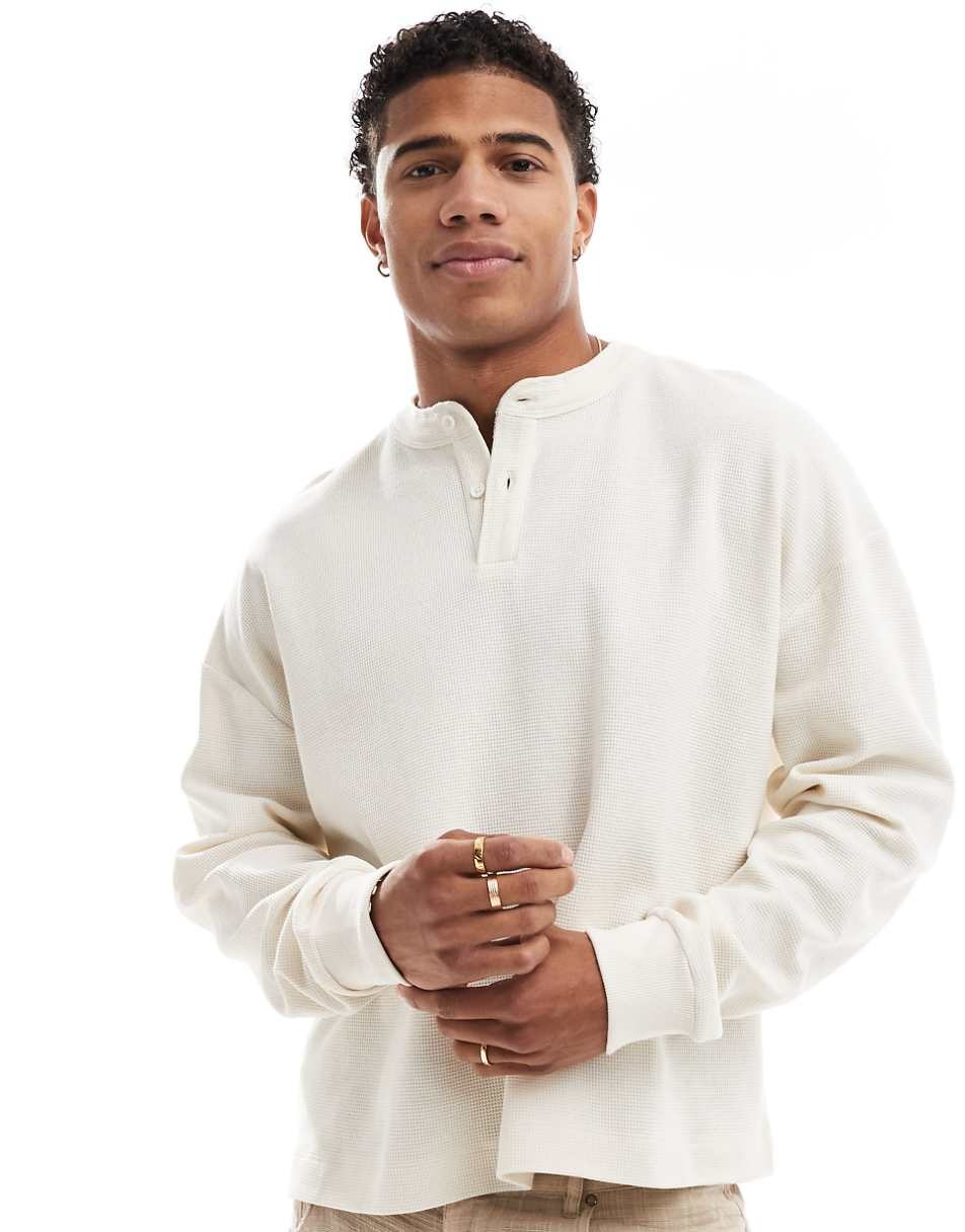 Лонгслив Asos Design Oversized Boxy, кремовый
Лонгслив Asos Design Oversized Boxy, кремовый