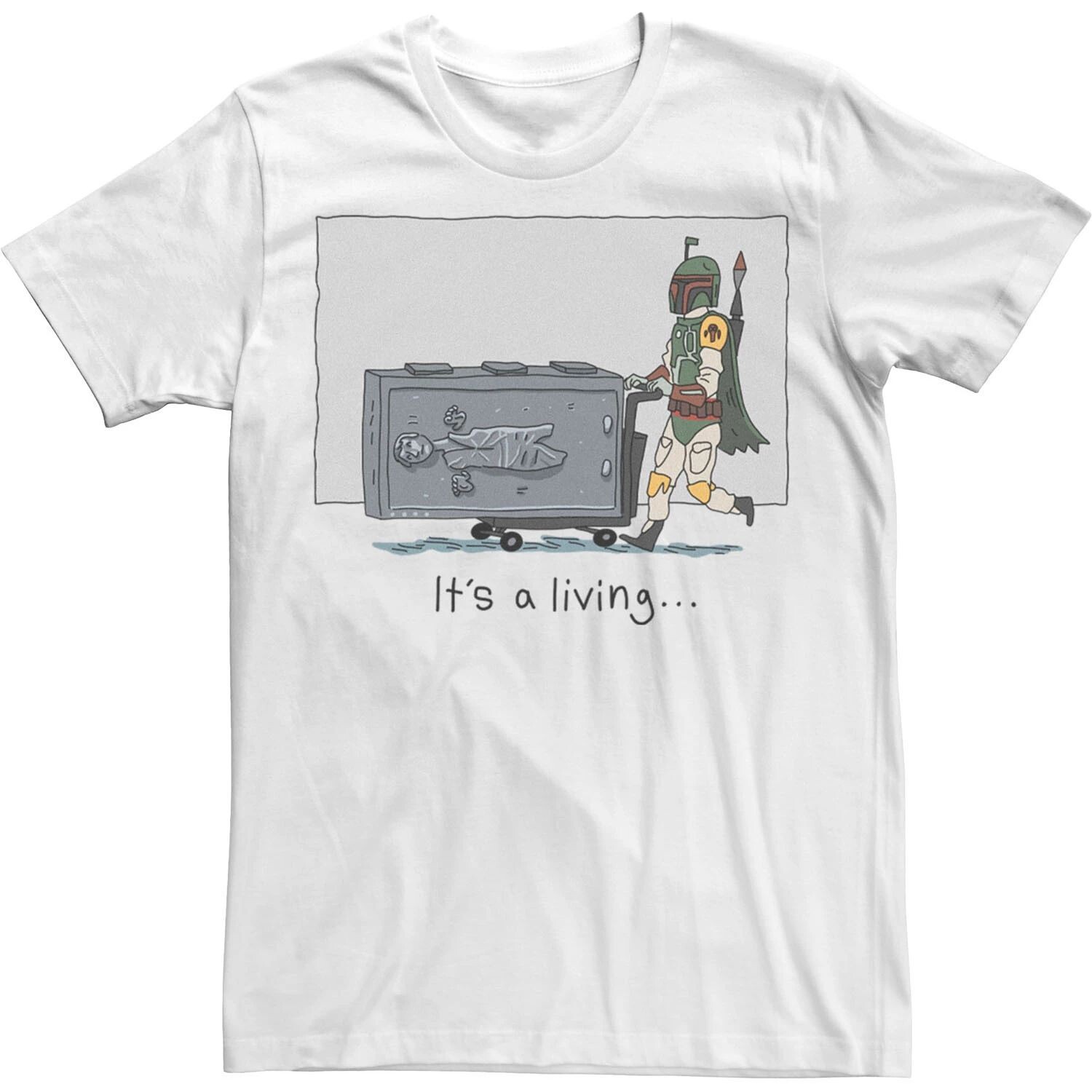 Мужская футболка с рисунком «Звездные войны Боба Фетт» Licensed Character, белый
Мужская футболка с рисунком «Звездные войны Боба Фетт» Licensed Character, белый