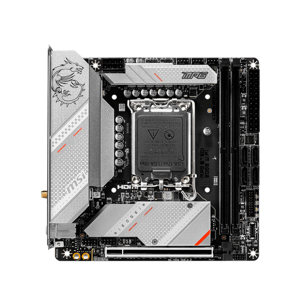 Материнская плата MSI MPG B760I Edge WiFi, LGA 1700, DDR5
Материнская плата MSI MPG B760I Edge WiFi, LGA 1700, DDR5