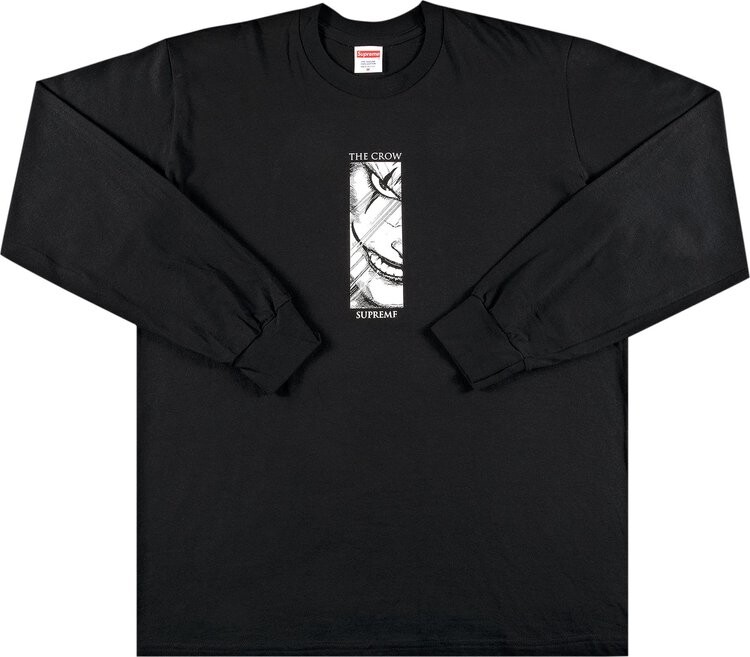 Лонгслив Supreme x The Crow Long-Sleeve Tee 'Black', черный 
Лонгслив Supreme x The Crow Long-Sleeve Tee 'Black', черный