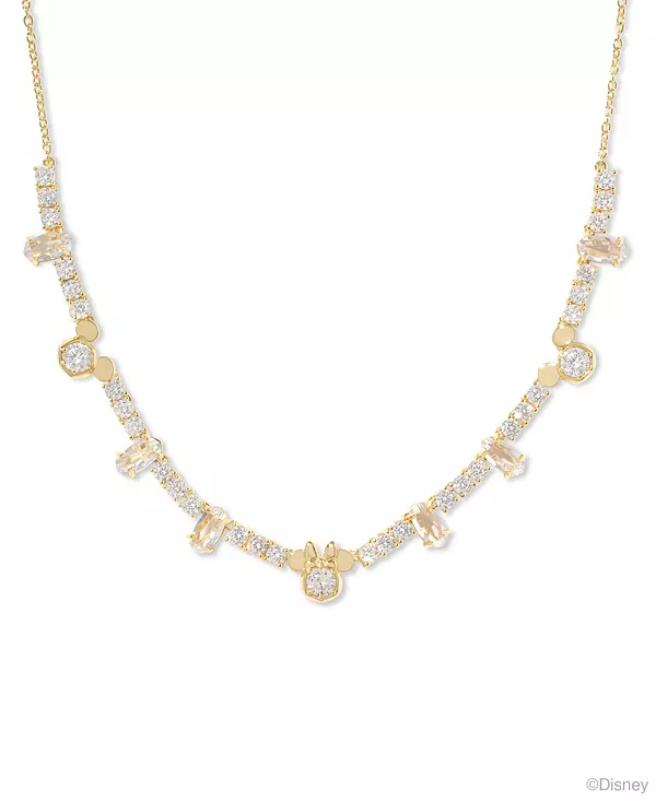 Теннисное ожерелье с Микки и Минни Маус, покрытое 14-каратным золотом, регулируемое, 19 дюймов Kendra Scott, gold
Теннисное ожерелье с Микки и Минни Маус, покрытое 14-каратным золотом, регулируемое, 19 дюймов Kendra Scott, gold