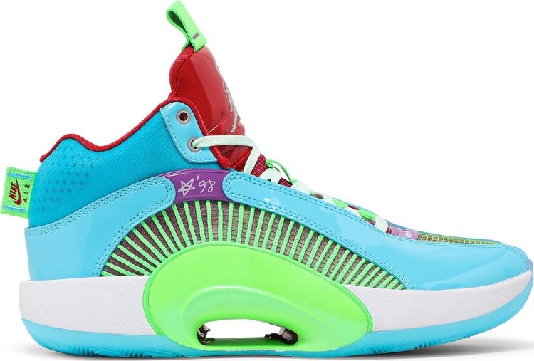 Кроссовки Jayson Tatum x Air Jordan 35 PF GS Greatest Gift, синий 
Кроссовки Jayson Tatum x Air Jordan 35 PF GS Greatest Gift, синий