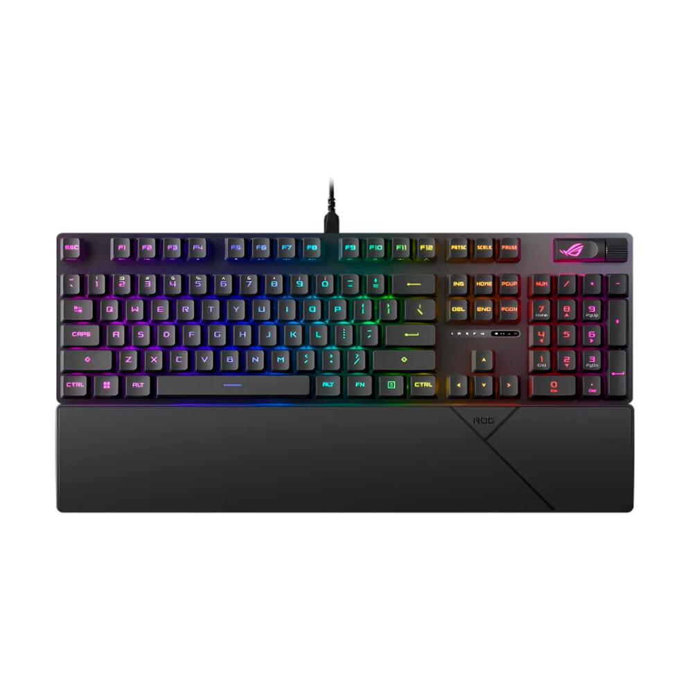Клавиатура игровая Asus ROG Strix Scope II, RX Blue, PBT, черный
Клавиатура игровая Asus ROG Strix Scope II, RX Blue, PBT, черный