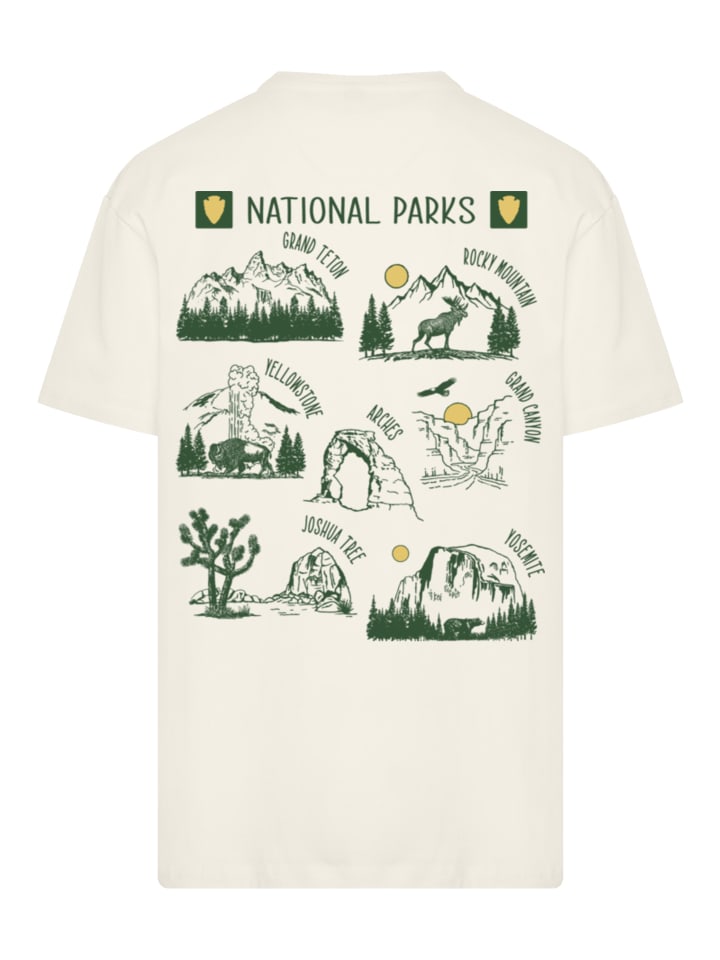 Футболка большого размера с изображением национальных парков США в песке F4NT4STIC
Футболка большого размера с изображением национальных парков США в песке F4NT4STIC