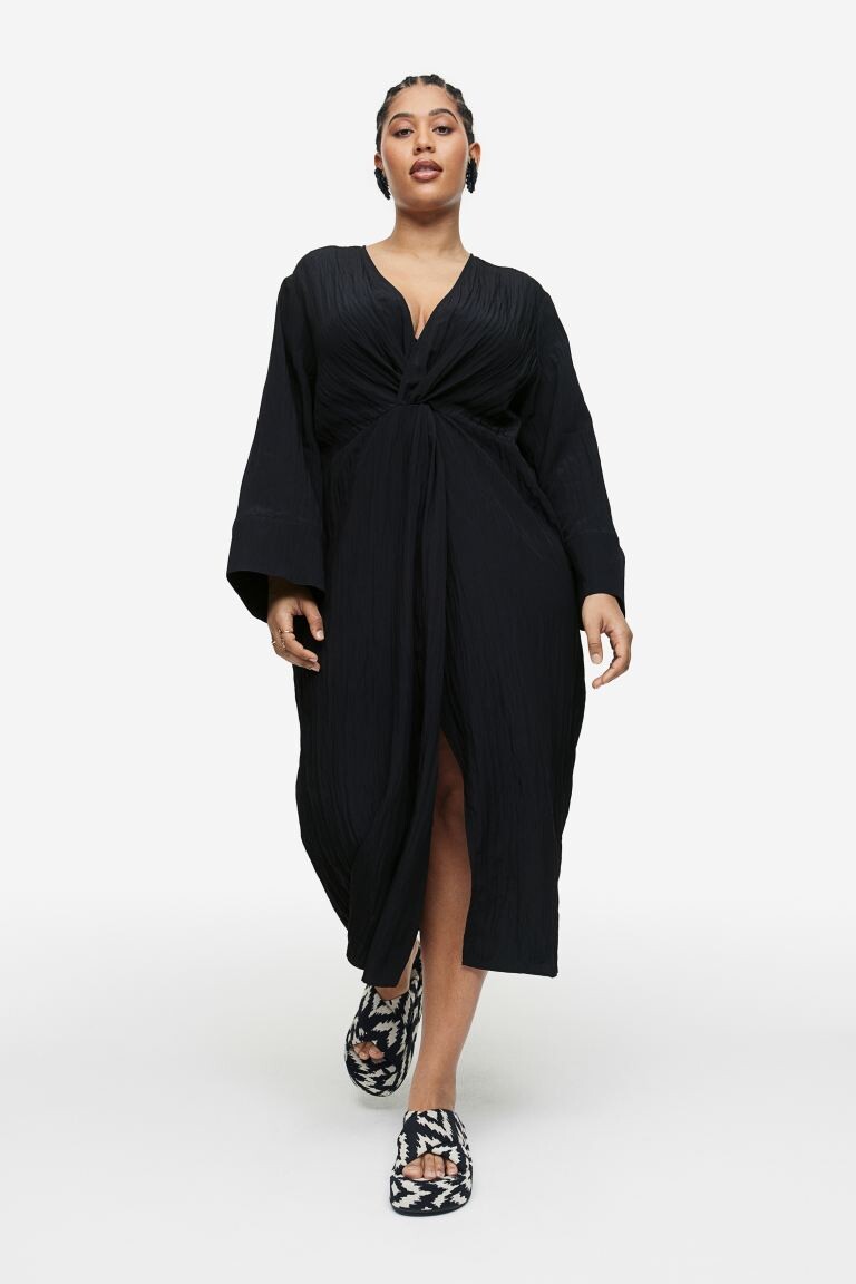 Платье с узелками H&M, черный
Платье с узелками H&M, черный