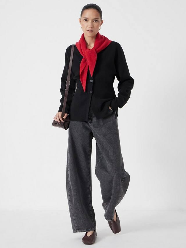 Кардиган с V-образным вырезом и резинкой из шерсти HUSH, Black
Кардиган с V-образным вырезом и резинкой из шерсти HUSH, Black