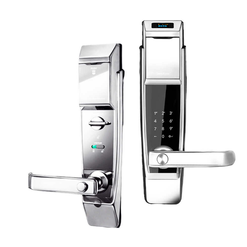 Электронный замок Securam M8 Waterproof, биометрический, зеркально-серебристый 
Электронный замок Securam M8 Waterproof, биометрический, зеркально-серебристый