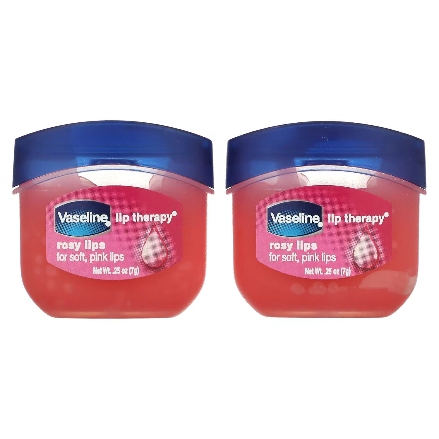 Vaseline, Lip Therapy, розовые губы, 2 упаковки по 7 г (0,25 унции)
Vaseline, Lip Therapy, розовые губы, 2 упаковки по 7 г (0,25 унции)