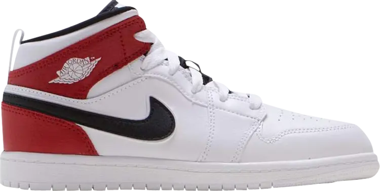 Кроссовки Air Jordan 1 Mid PS Chicago, красно-белый, Красный;серый, Кроссовки Air Jordan 1 Mid PS Chicago, красно-белый
Кроссовки Air Jordan 1 Mid PS Chicago, красно-белый, Красный;серый, Кроссовки Air Jordan 1 Mid PS Chicago, красно-белый