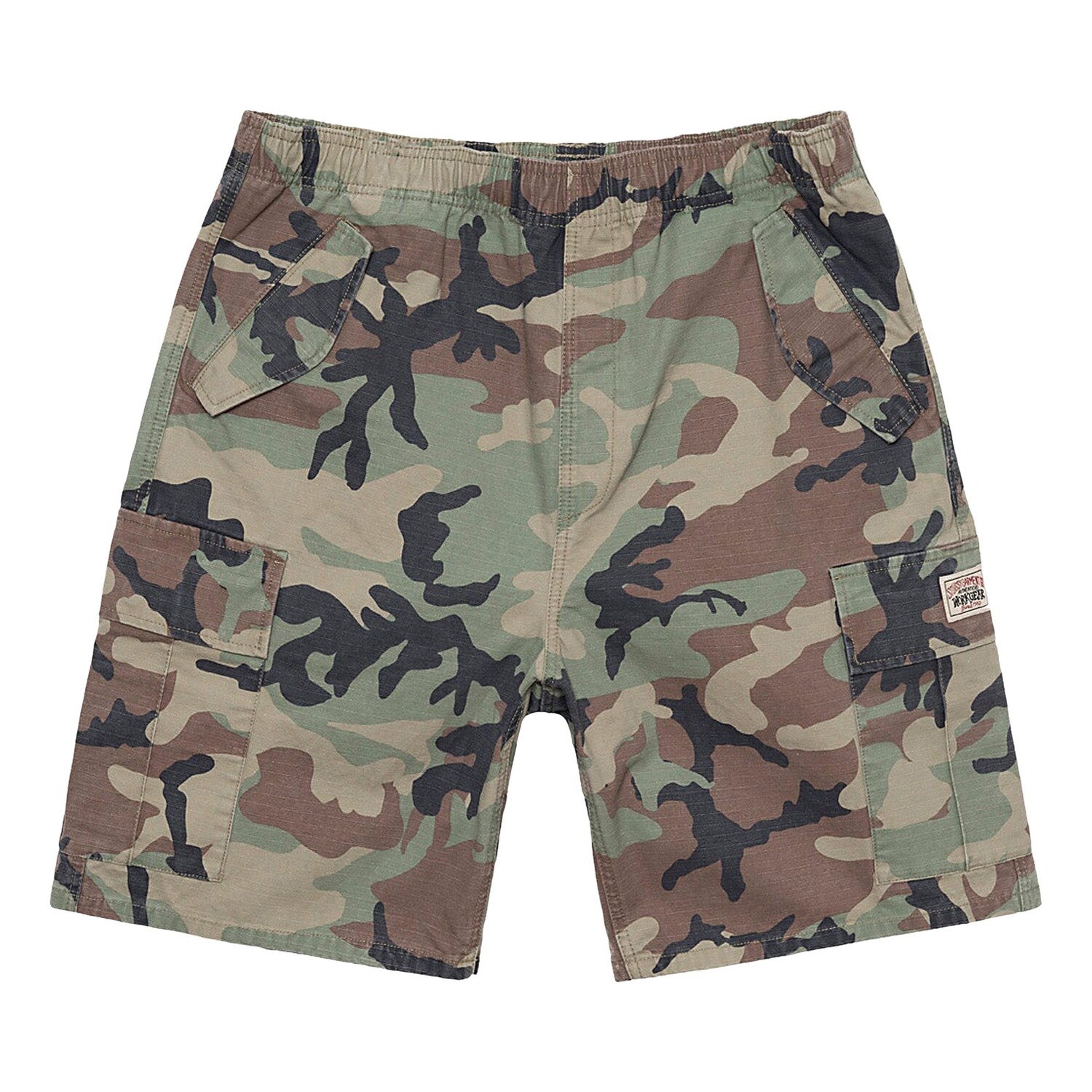 Пляжные шорты карго с камуфляжным принтом Stussy Ripstop
Пляжные шорты карго с камуфляжным принтом Stussy Ripstop