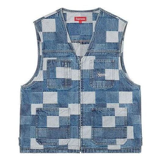 Жилет patched denim vest 'teal white' Supreme, мультиколор
Жилет patched denim vest 'teal white' Supreme, мультиколор