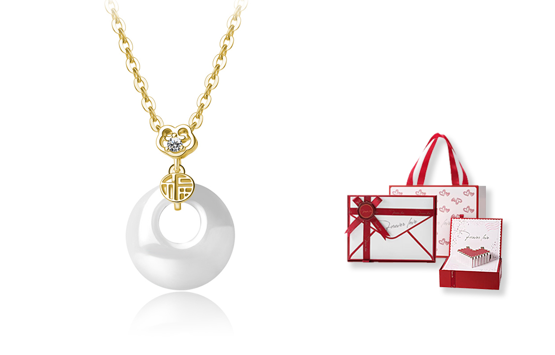 Женское ожерелье из халцедона GIFU, золото
Женское ожерелье из халцедона GIFU, золото