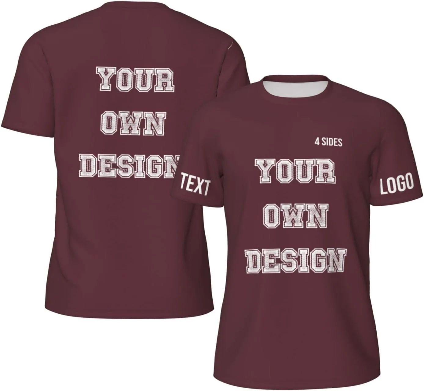 Футболка Custom с принтом на 4 сторонах, мужская, с логотипом
Футболка Custom с принтом на 4 сторонах, мужская, с логотипом