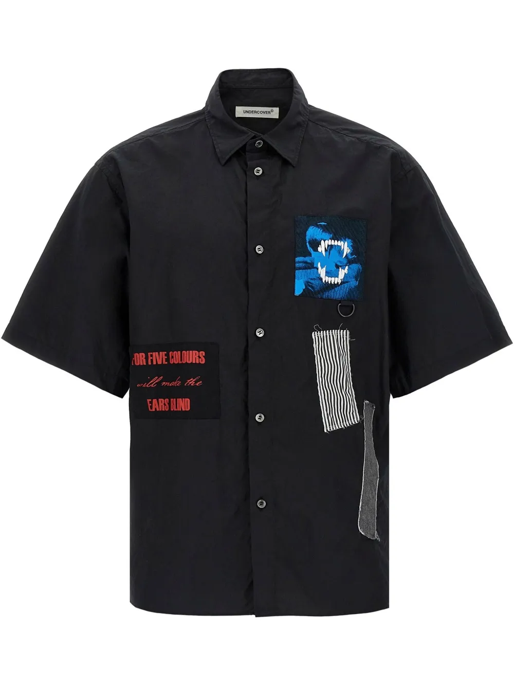 Рубашка с нашивками Undercover, черный
Рубашка с нашивками Undercover, черный