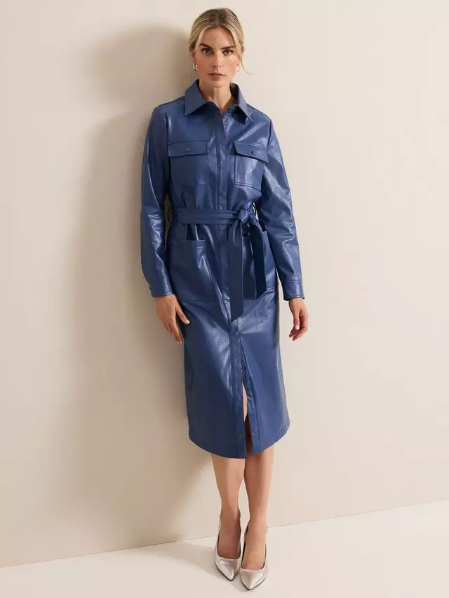 Платье Phase Eight Dila Faux Leather, синий
Платье Phase Eight Dila Faux Leather, синий