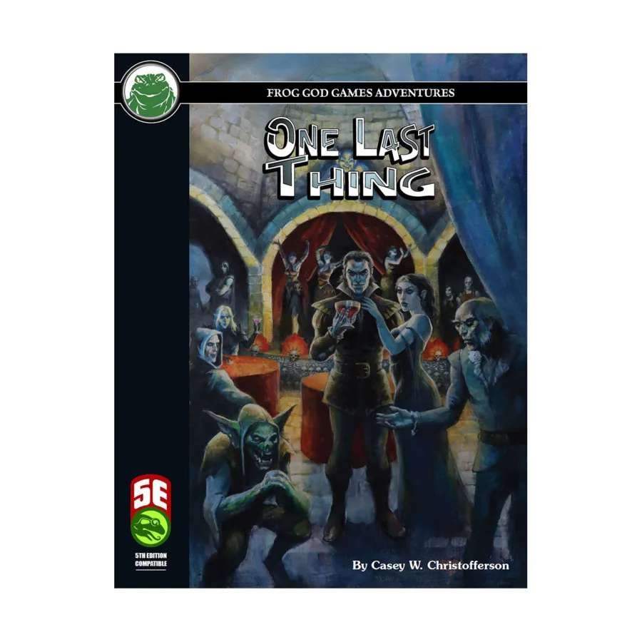 Модуль One Last Thing (5E), D&D 5e Adventures, Sourcebooks & Supplements (Frog God Games)
Модуль One Last Thing (5E), D&D 5e Adventures, Sourcebooks & Supplements (Frog God Games)