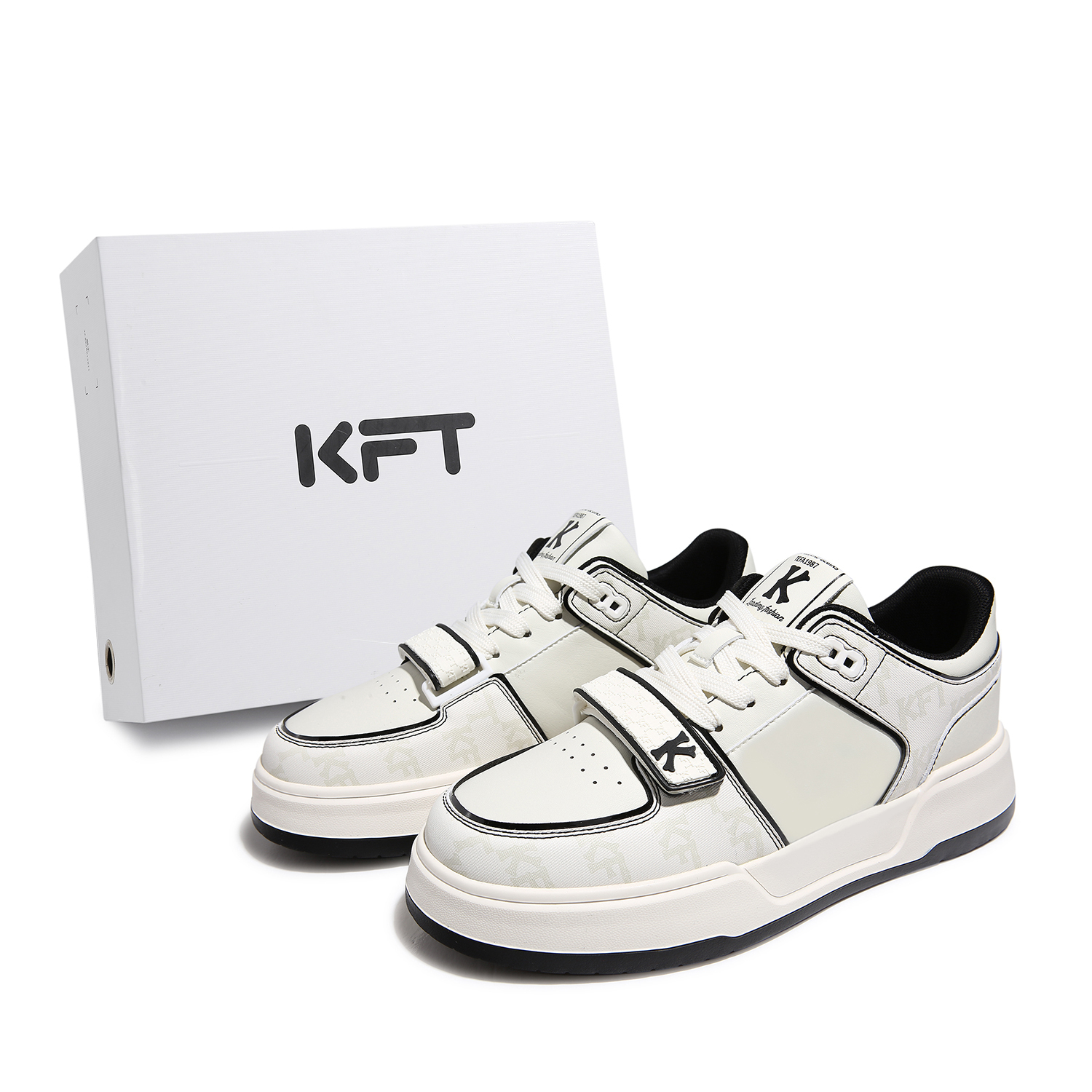 KFT Скользоустойчивые износостойкие легкие дышащие увеличивающие рост низкие скейтерские кроссовки унисекс White Black, цвет White Black
KFT Скользоустойчивые износостойкие легкие дышащие увеличивающие рост низкие скейтерские кроссовки унисекс White Black, цвет White Black
