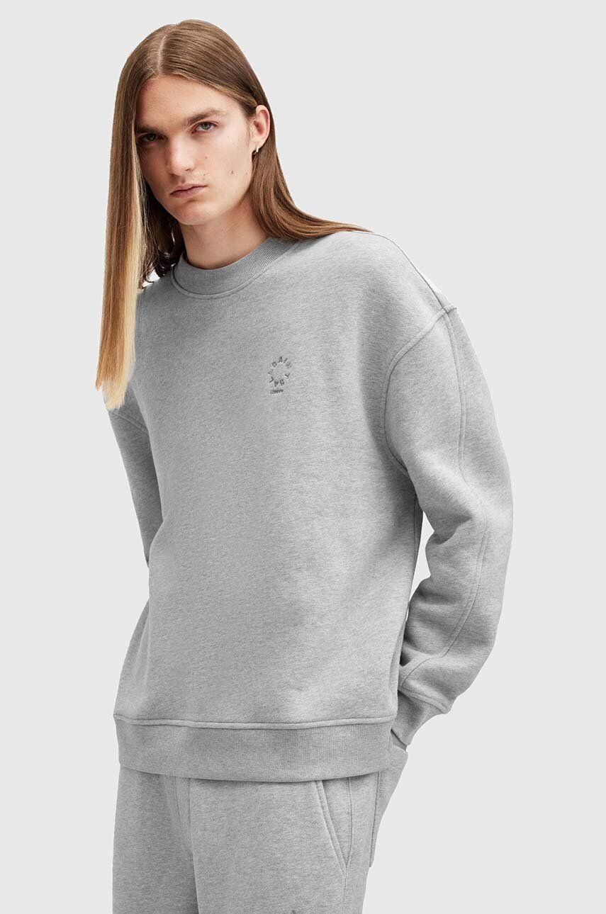 Толстовка HAVEN из хлопка AllSaints, серый 
Толстовка HAVEN из хлопка AllSaints, серый