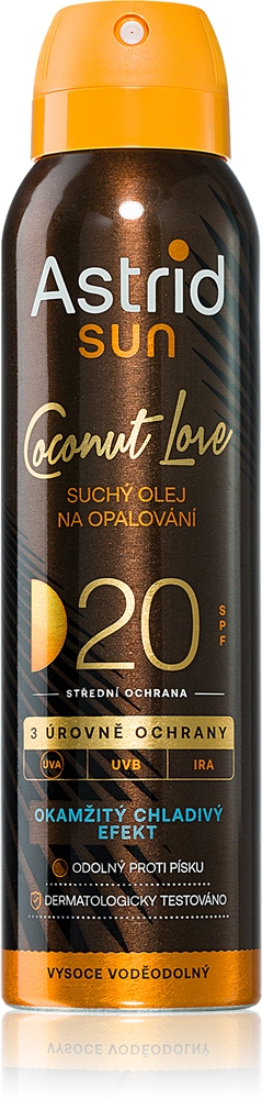 Солнцезащитное масло Sun Coco Love с сухим солнцезащитным фактором SPF 20+ Astrid, vidutinė apsauga nuo saulės 150 мл
Солнцезащитное масло Sun Coco Love с сухим солнцезащитным фактором SPF 20+ Astrid, vidutinė apsauga nuo saulės 150 мл