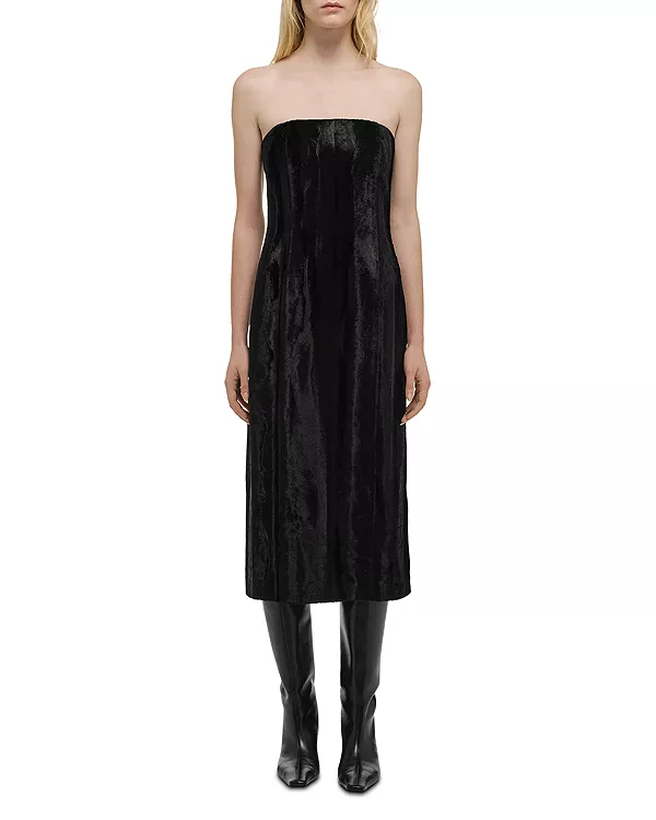 Платье-Миди из искусственного меха пони Helmut Lang, черный
Платье-Миди из искусственного меха пони Helmut Lang, черный